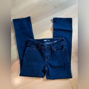 Old Navy Mid-Rise Kicker Bootcut Jean | Dark Blue 4P